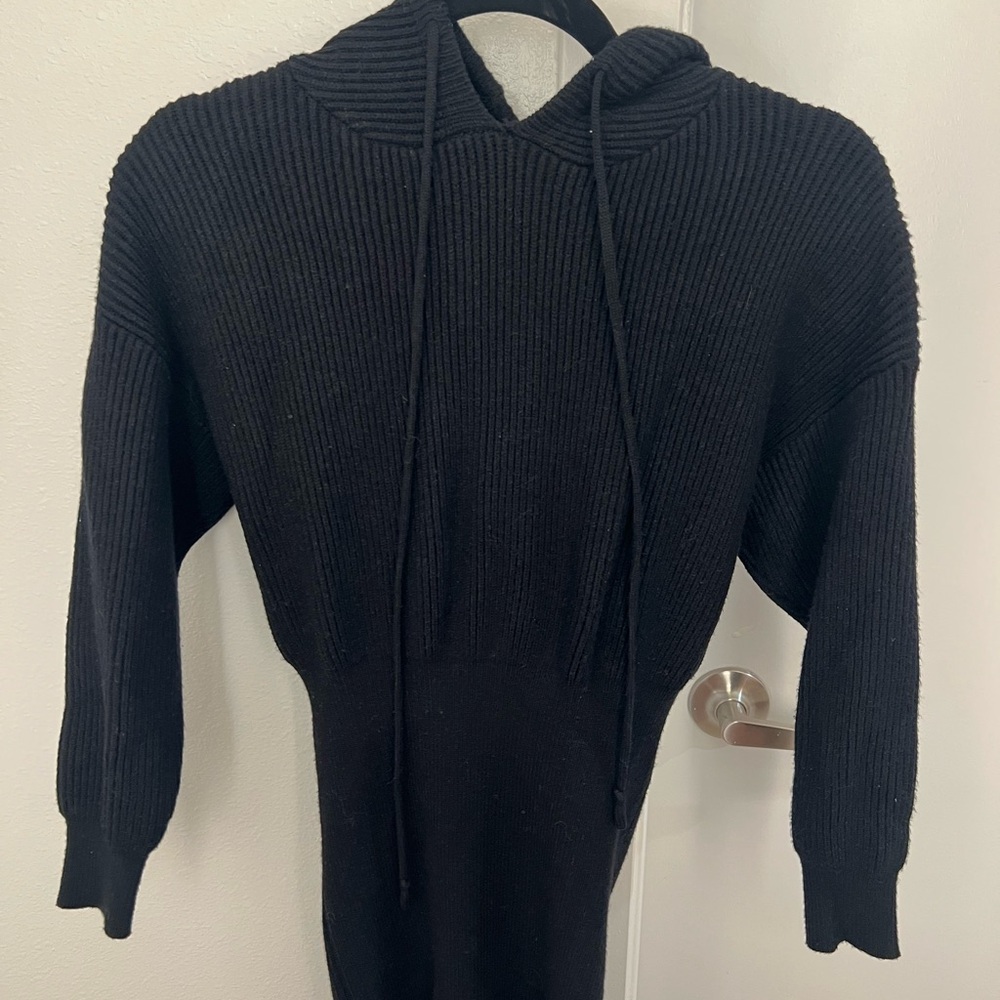 PrettyGarden Black Knit Dress